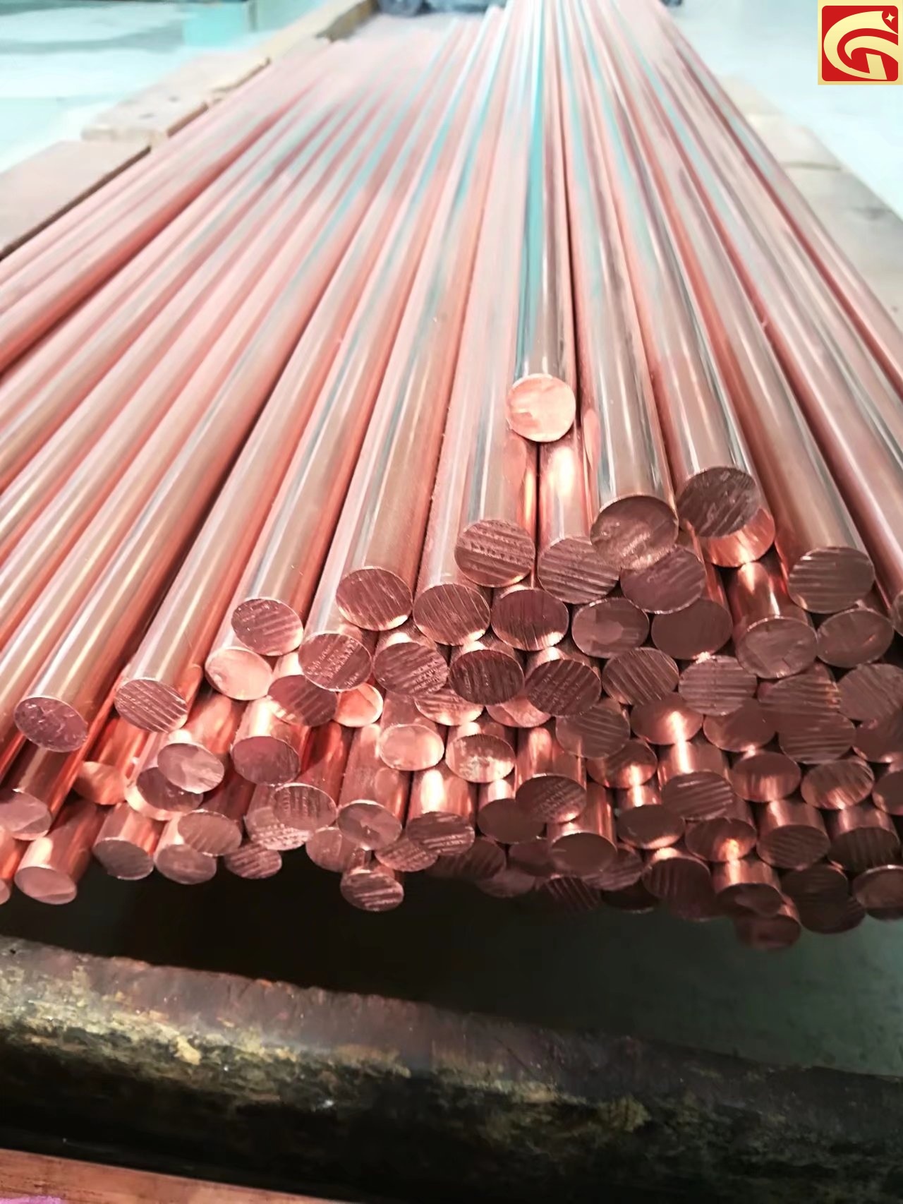 Chrome pick copper round rod